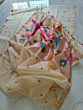 Moslin saree with blouse piece