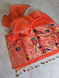 Handloom Muslin Saree with Blouse Piece | Orange