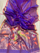 Muslin saree with blouse piece