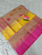 Beige Handloom Cotton Saree | 5.5 x 1.9 metres