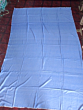 spun cotton  blue  bedsheet