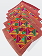 Multicolored Cotton Cushion