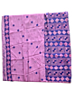 Handmade Phulkari Saree | Pink & Blue