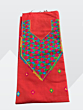 Red  Hand Embroidery Punjabi Phulkari Suit 