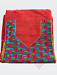 Red  Hand Embroidery Punjabi Phulkari Suit 