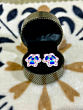 Gulabi Meenakari - Silver Star Cufflink- Blue