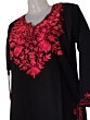 women embroided pure cotton short kurti