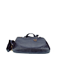 FHS Black Genuine Leather Office Laptop Mackbook Bag for Women & Men
