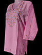 women embroided pure cotton short kurti