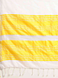 Elegant Semi Linen Saree with Silver Zari Border | White & Yellow