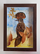 Royal flycatcher- Homedecor made from Dry Leaves and Flowers