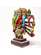 Hand Painted Wooden panchmukhi Lord Ganesha Idols