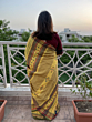 Handloom Woollen Saree | Yellow
