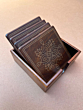 Handmade Tarkasi Wooden Coaster Set of 4