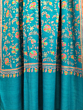 Pure Pashmina Neem Jama Shawl with Fine Sozni Work | Teal 
