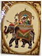 Handmade Miniature Painting | Royal Procession Scene