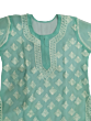 Nidhi Georgette Chikankari Kurti Green