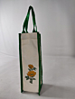 Handcrafted Block Printed Bottle Bag Eco Friendly Reusable Wine TotePerfect for Gifting and Storage