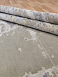 Hand Knotted Wool and Silk Rug | Modern Abstract Grey Olive Cream