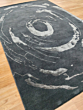 Modern Abstract Tufted Rug | Handmade Charcoal & Grey Area Carpet | Contemporary Living Room Rug