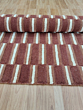 Hand Tufted Brown Stripe Rug | Modern Geometric Area Rug | Wool Tufted Carpet for Living Room Bedroom hallway Decoration