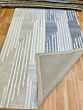 Hand-Tufted Wool Area Rug | Modern Blue Grey Abstract Design