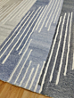 Hand-Tufted Wool Area Rug | Modern Blue Grey Abstract Design