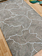 Hand Tufted Leaf Pattern Rug | Modern Botanical Area Rug | Neutral Beige Wool rug | Handmade Floor Rug