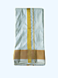 Silk Dhothi with Golden Zari Border | Cream | 60 Kulikai 