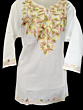 Women emboridered pure cotton short kurti