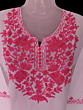 women embroided pure cotton short kurti