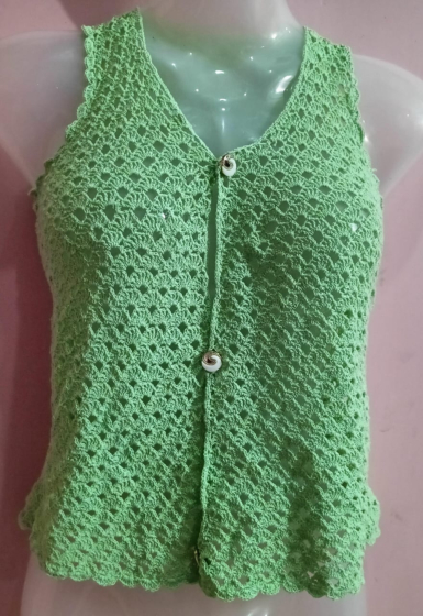 Crochet Top | Green