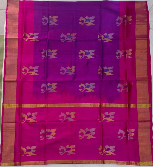 UPPADA JAMDANI BIG BUTA  SILK SAREE