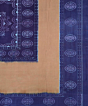 Purple Sambalpuri Handwoven Cotton Double Bed Sheet SMCBED1283
