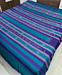 Green Sambalpuri Handwoven Cotton Double Bed Sheet SMCBED1284