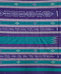 Green Sambalpuri Handwoven Cotton Double Bed Sheet SMCBED1284