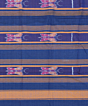 Blue Sambalpuri Handwoven Cotton Single Bed Sheet SMCBED1304