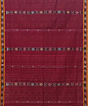 Sambalpuri Handwoven Single Ikat Saree | Maroon