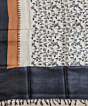 Beige Black Handwoven Tussar Silk Dupatta SFTDUP1397