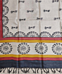 Beige Handwoven Tussar Silk Dupatta SFTDUP1400
