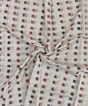 White Sambalpuri Handwoven Single Ikat Shirting Materials SFCSHI1421