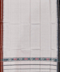 Sambalpuri Handwoven Cotton Gamcha| White