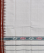 Sambalpuri Handwoven Cotton Gamcha| White
