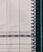Sambalpuri Handwoven Cotton Gamcha | White