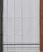 Sambalpuri Handwoven Cotton Gamcha | White