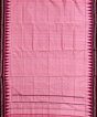 Pink Maroon Sambalpuri Handwoven Ikat Cotton Dhoti Gamuchha SFSJOD1599