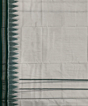 White Green Sambalpuri Handwoven Ikat Cotton Joda SFSJOD1601