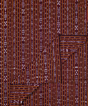 Maroon Sambalpuri Handwoven Single Ikat Shirting Materials SFCSHI1640