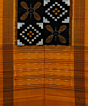 Black Mustard Sambalpuri Handwoven Double Ikat Cotton Stole SFCSTL1692