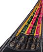 Multicolour Sambalpuri Handwoven Single Ikat Cotton Dupatta SFCDUP1731